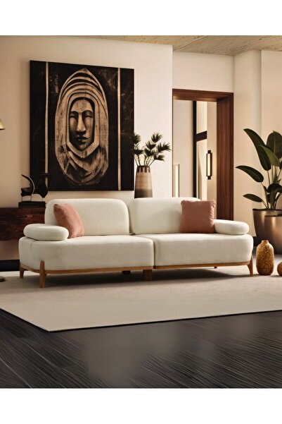 Velura Home & Living Berina Sırt Mekanizmalı Üç Adet Üçlü Kanepe & 3'lü Koltu...