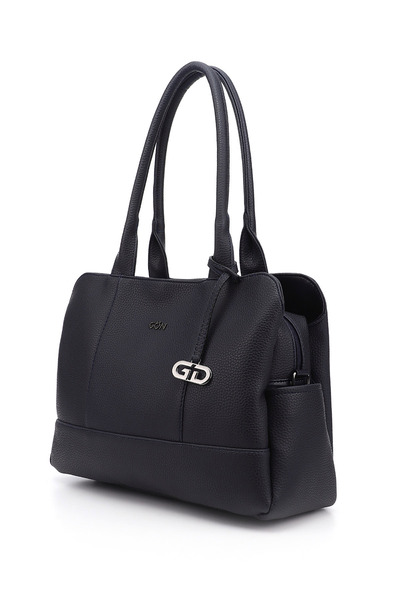 GÖNDERİ(R) DARK BLUE Large Size Women's Shoulder Bag B6859