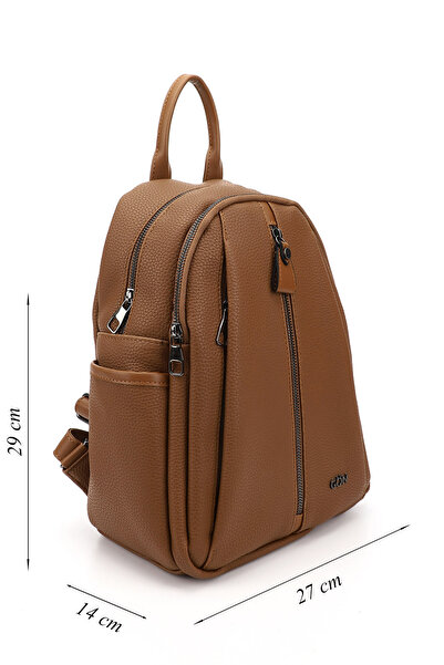 GÖNDERİ(R) Tan Gön Large Size Women's Backpack B6810