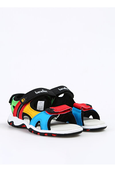 Benetton Mavi - Sarı - Kırmızı Erkek Çocuk Sandalet BNI-10188