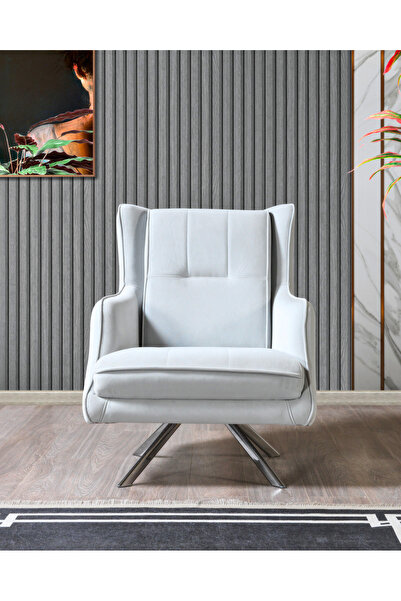 Velura Home Florya Berjer & Tekli Koltuk - Beyaz