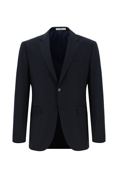 Kiğılı Slim Fit Dar Kesim Klasik Çizgili Takım Elbise