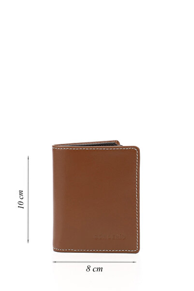 GÖNDERİ(R) Чоловічий гаманець для кави з натуральної шкіри, вертикальний