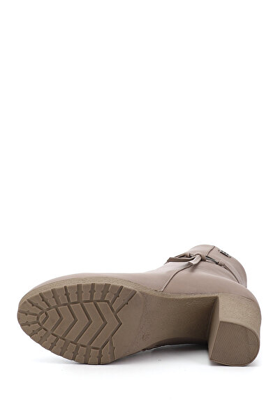 GÖNDERİ(R) Γυναικείες/Κοριτσίστικες Μπότες από γνήσιο δέρμα με χοντρό τακούνι με φερμουάρ