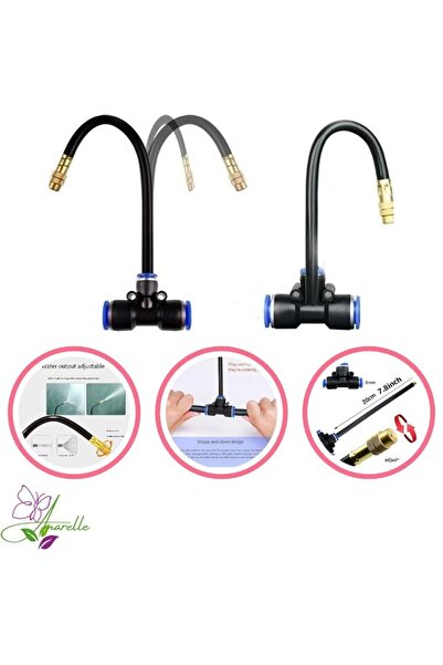 Manolex Sistem de irigare pentru gradina sau pentru Plante/Gazon/Ghivece/Sere Lungime 10m, 4 Moduri de Udare