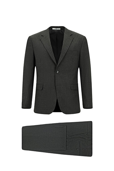 Kiğılı Striped Polyester/Viscose Suit