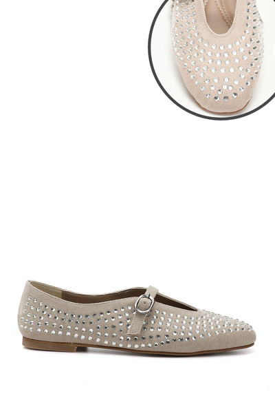 GÖNDERİ(R) Women / Girls Skin Stone Ballerina Ballerina