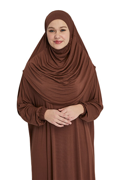 manolyaşal islamic hijab Comfortable Wear Organic One-Piece Prayer Dress with...