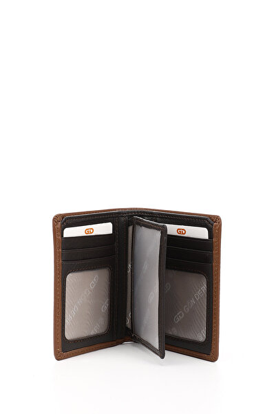 GÖNDERİ(R) TABAYA BROWN Genuine Leather Men's Wallet 06753