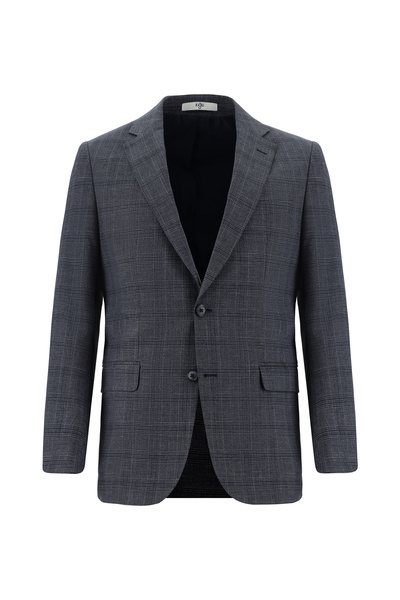 Kiğılı Relaxed Fit Comfortable Cut Classic Plaid Suit