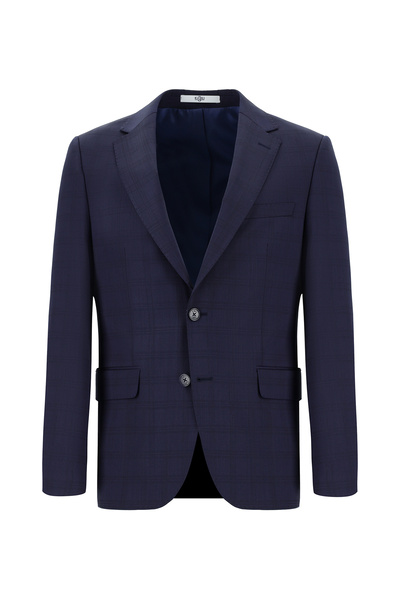 Kiğılı Plaid Patterned Slim Fit Woolen Suit