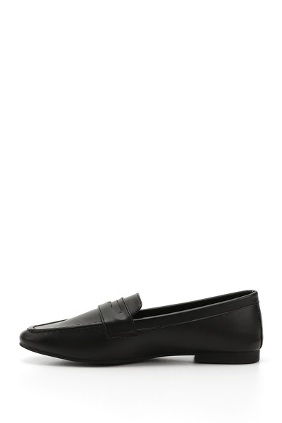 GÖNDERİ(R) Women's Black Blunt Toe Ballerinas
