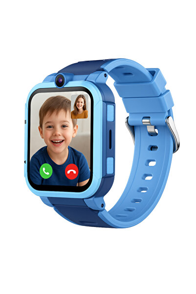 Nbmobile Ceas inteligent copii 4G Android cu GPS, SIM, apel video HD, WiFi, SOS, IP67 rezistent la apă