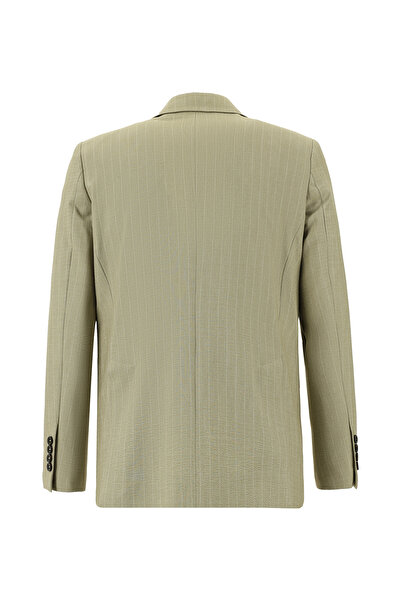 Kiğılı Stringed Striped Slim Fit Suit - Elastic Waist