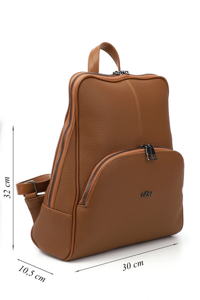 GÖNDERİ(R) Tan Gön Large Size Women's Backpack B6820