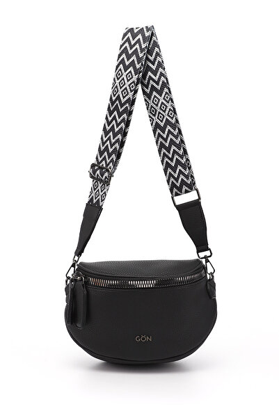 GÖNDERİ(R) Жіноча чорна сумка на довгих ременях через плече