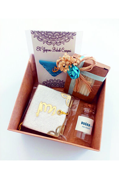 shop Bebek Mevlüdü Hediye Kutusu Erkek ( Kişiselleştirilebilir )