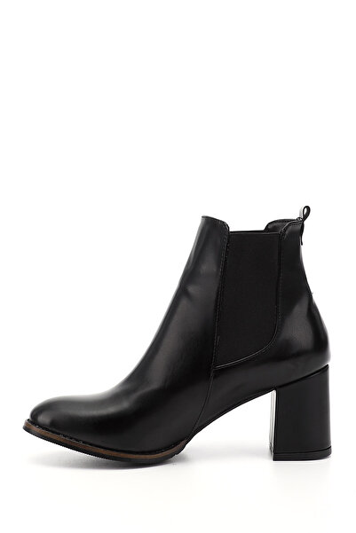 GÖNDERİ(R) Kadın Siyah Kalın Topuklu Chelsea Bot