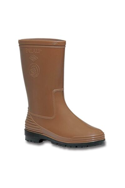 VeliKundura Palalı Pvc Kahverengi Kısa Çizme (BAHÇE,İNŞAAT,TARIM VE SULAMA)