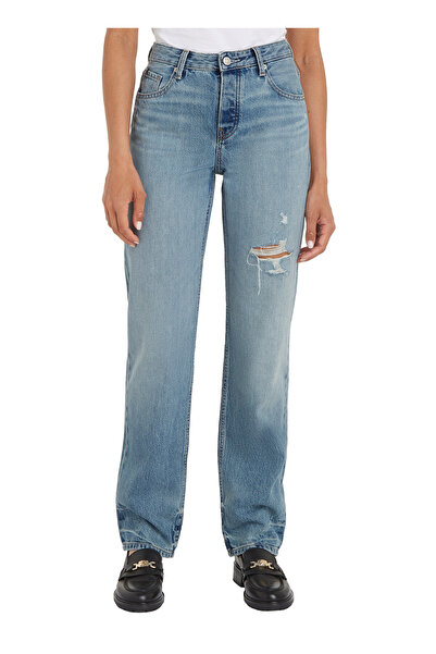 Tommy Hilfiger Γυναικεία Τζιν WW0WW41307 Μπλε