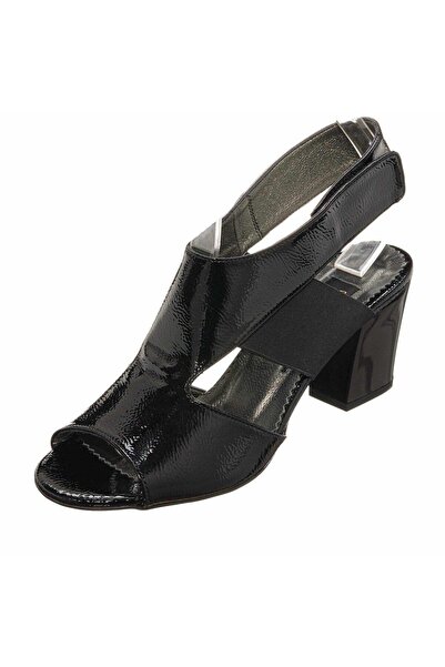 İriadam 41-42-43-44 Размер Drl4316 Черни лачени дамски обувки с голям размер,...