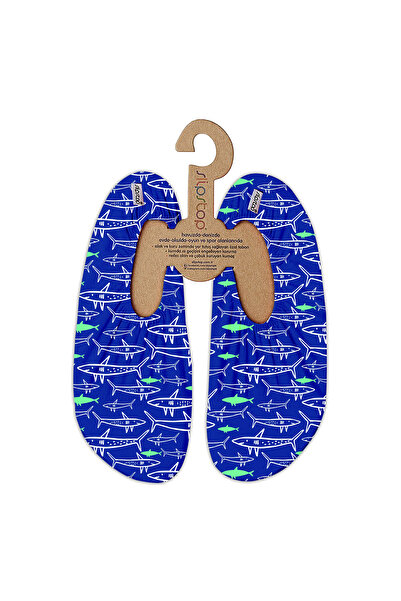 SLIPSTOP Mavi Erkek Çocuk Deniz Ayakkabısı Jaws