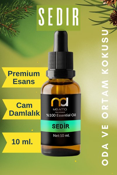 Me Ama Sedir Ağacı Buhurdanlık Yağı Aromaterapi Yağ Difizör Esansı Buhur Yağ Oda Kokusu 10 Ml.