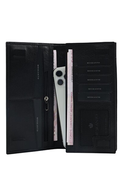 Meskanto Maya Genuine Leather Kangaroo Women's Wallet with Phone Compartment