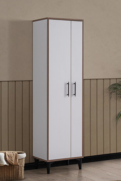 Setay Blesk Banyo Dolabı – Deterjan ve Temizlik Malzemeleri İçin, Raflı ve Kapaklı Dolap