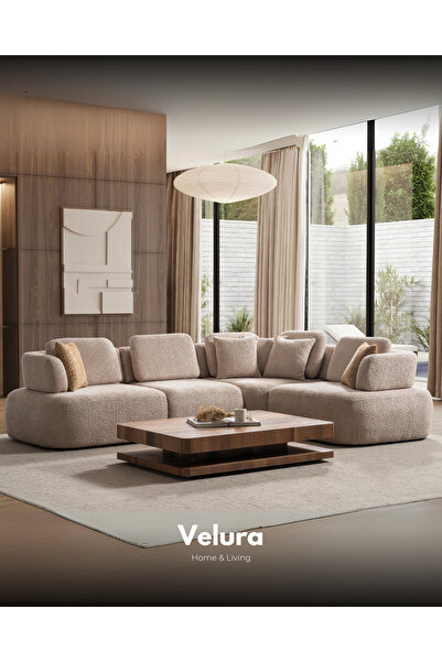 Velura Home & Living Balance Modüler Köşe Koltuk Takımı & 4 Modül