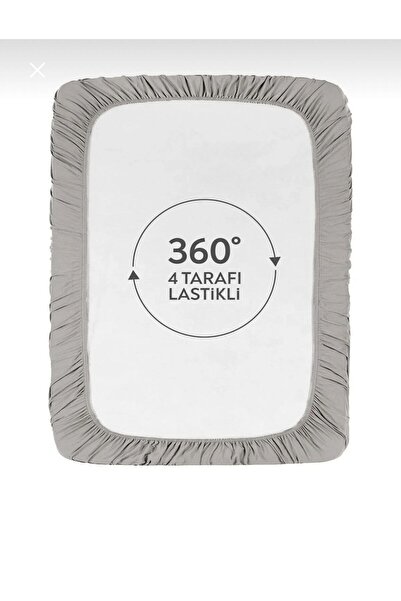 HANER BUTİK Single-Double-Battal Size Cotton Towel Elastic Sheet