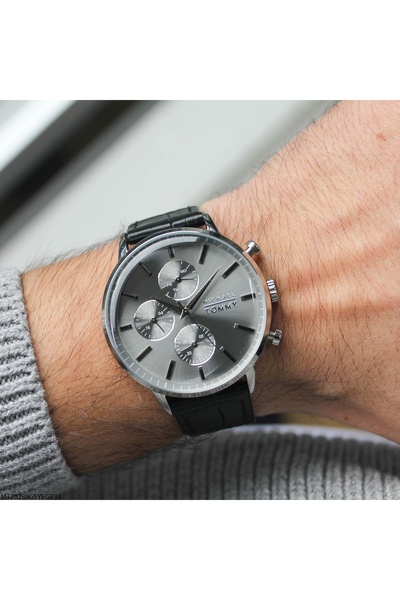 MICHAEL TOMMY MT20289GSYBGR33 Deri Kordonlu Erkek Kol Saati