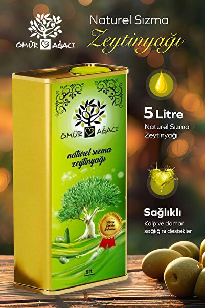 Ömür ağacı Naturel Sızma Zeytinyağı 5 Litre