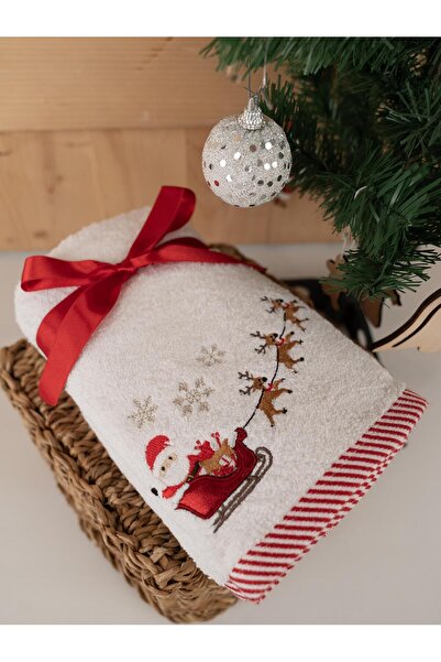 Baveno Памучен комплект от 2 броя сладки бродирани кърпи за подарък