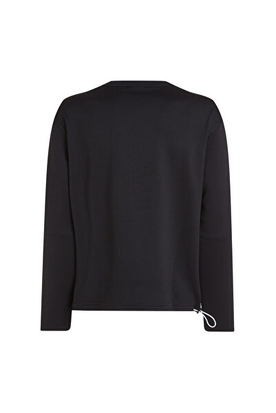 Calvin Klein 00GMS4W338BAE-PW - Φούτερ ανδρικό μαύρο με λαιμόκοψη κανονικής εφαρμογής