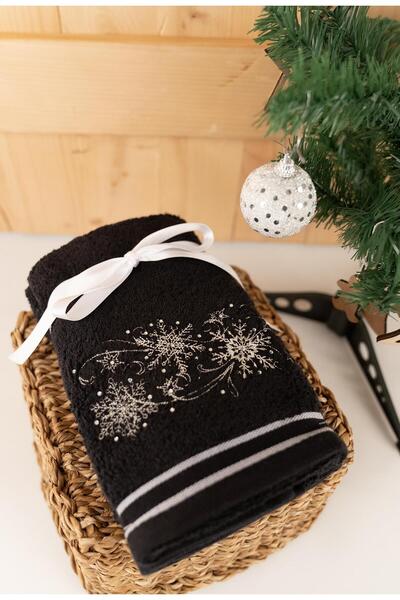 Baveno طقم مناشف هدايا من القطن مكون من قطعتين بتصميم عصري وأنيق