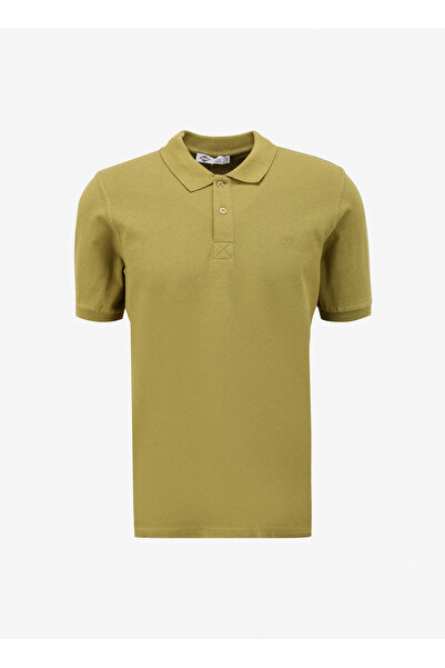 Lee Cooper Yeşil Erkek Polo T-Shirt 242 LCM 242025 TWINS YAĞ YEŞİLİ