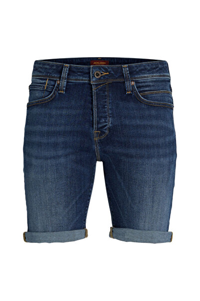Jack & Jones Regular Fit Mavi Erkek Denim Şort JJIRICK JJFOX SHORTS 50SPS CB 038 S