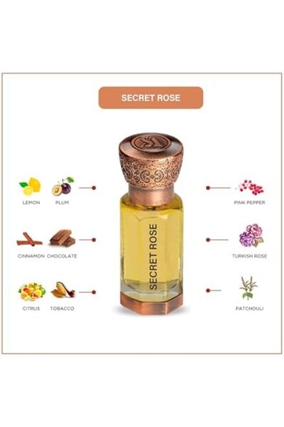 SWISS ARABIAN Secret Rose Unisex Perfume Oil 12ml