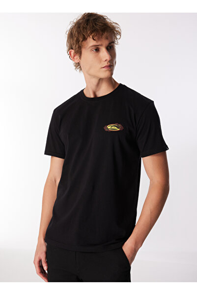 Quiksilver Μαύρο ανδρικό T-Shirt EQYZT07672_TC SNAP SS