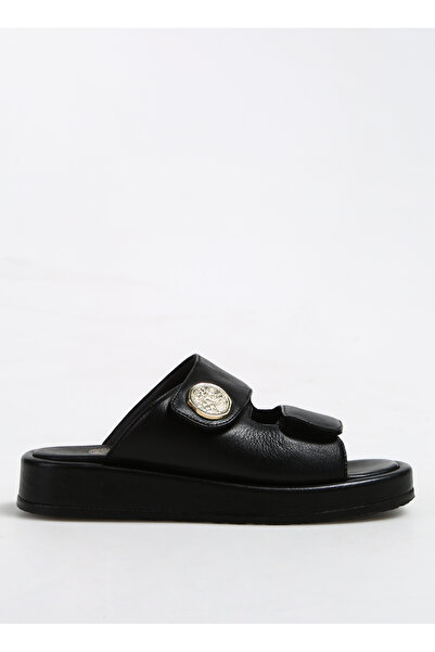 Vince Camuto Siyah Kadın Deri Terlik JAYNE