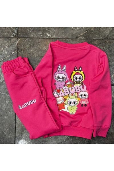 ESKİŞEHİR YUMURCAK Girl's Labubu Tracksuit Set