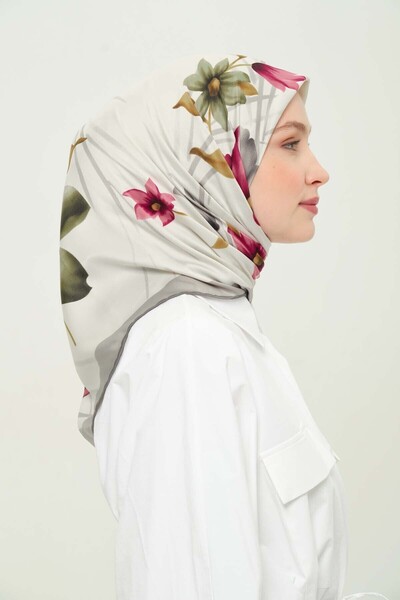 Madame Polo Φουλάρι με σχέδιο από ραγιόν καθημερινά που δεν ζαρωθείται και δε...