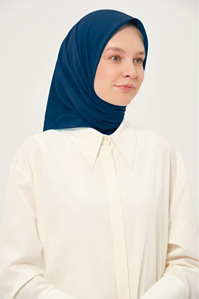 Stella Eşarp Eșarfă din șifon Anti-alunecare Culoare albastru indigo