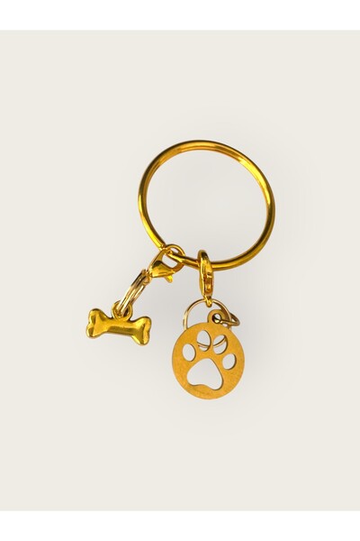 TRENDY PAWS Cat & Dog Collar Charm / Accessory Gold Pati