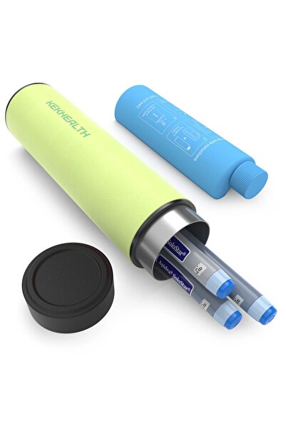 DISONCARE Portable Thermos for Insulin, Capacity 2-3 Pens, KEKHEALT ODYSSEY COMPACT, Citron