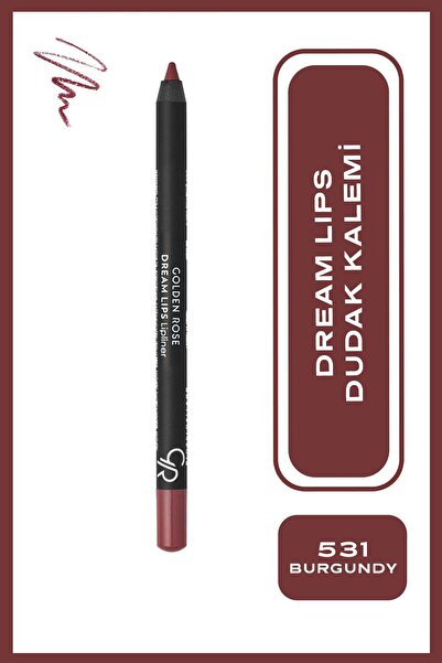 Golden Rose Dream Lips Dudak Kalemi 531   Pamuk Yağı İçerikli   1,6 g