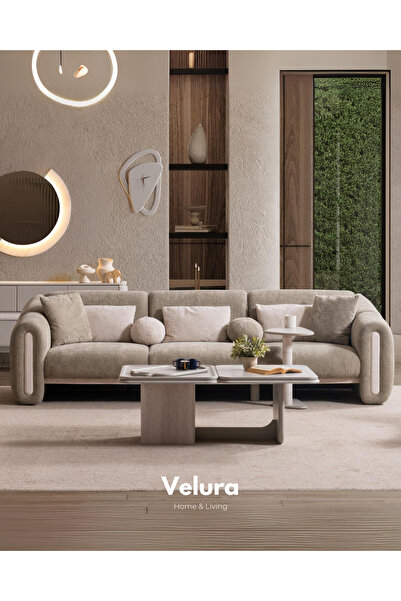 Velura Home & Living Hermes Koltuk Takımı & 4+3+1+1