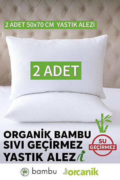 ÇIQRIK HOME 2 Luxury Bamboo Liquid-Proof Pillow Mattresses