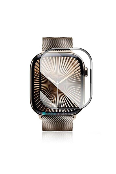 AktarMobile Apple Watch 10 42 mm uyumlu Ekran Koruyucu 3D Tam Kapatan Kavisli...